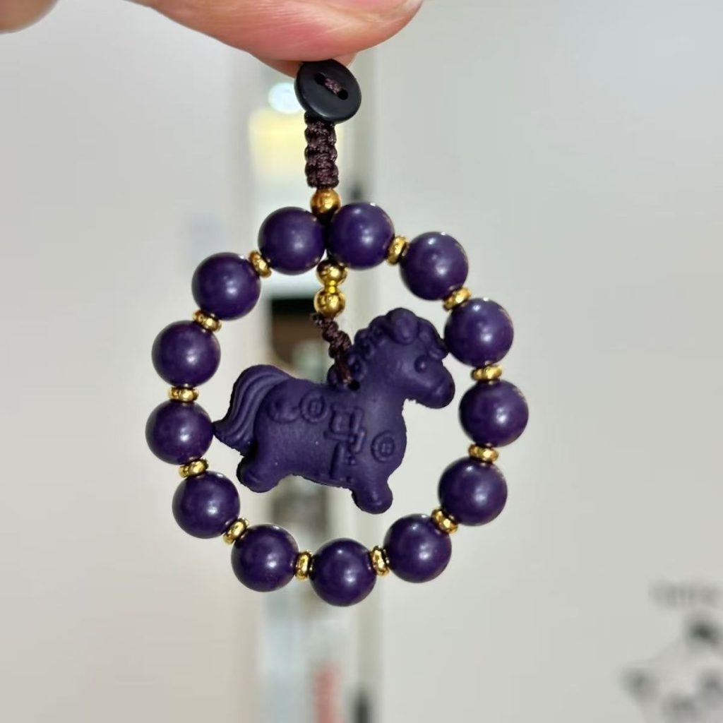 Scented Incense Bead Pendant, Car Hanging, Keychain, Bag Charm, Horse Zodiac Gift for Men & Women — View 1