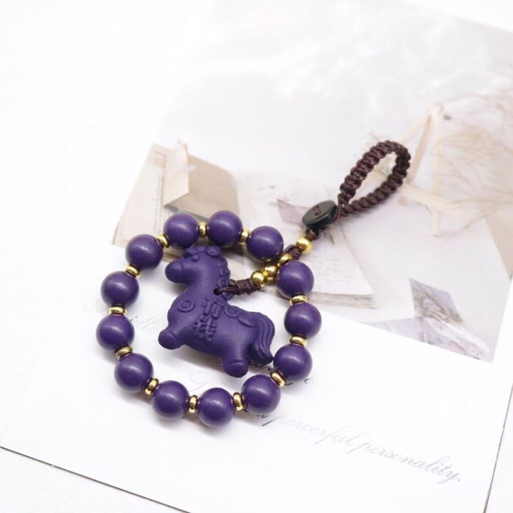 Scented Incense Bead Pendant, Car Hanging, Keychain, Bag Charm, Horse Zodiac Gift for Men & Women — View 5
