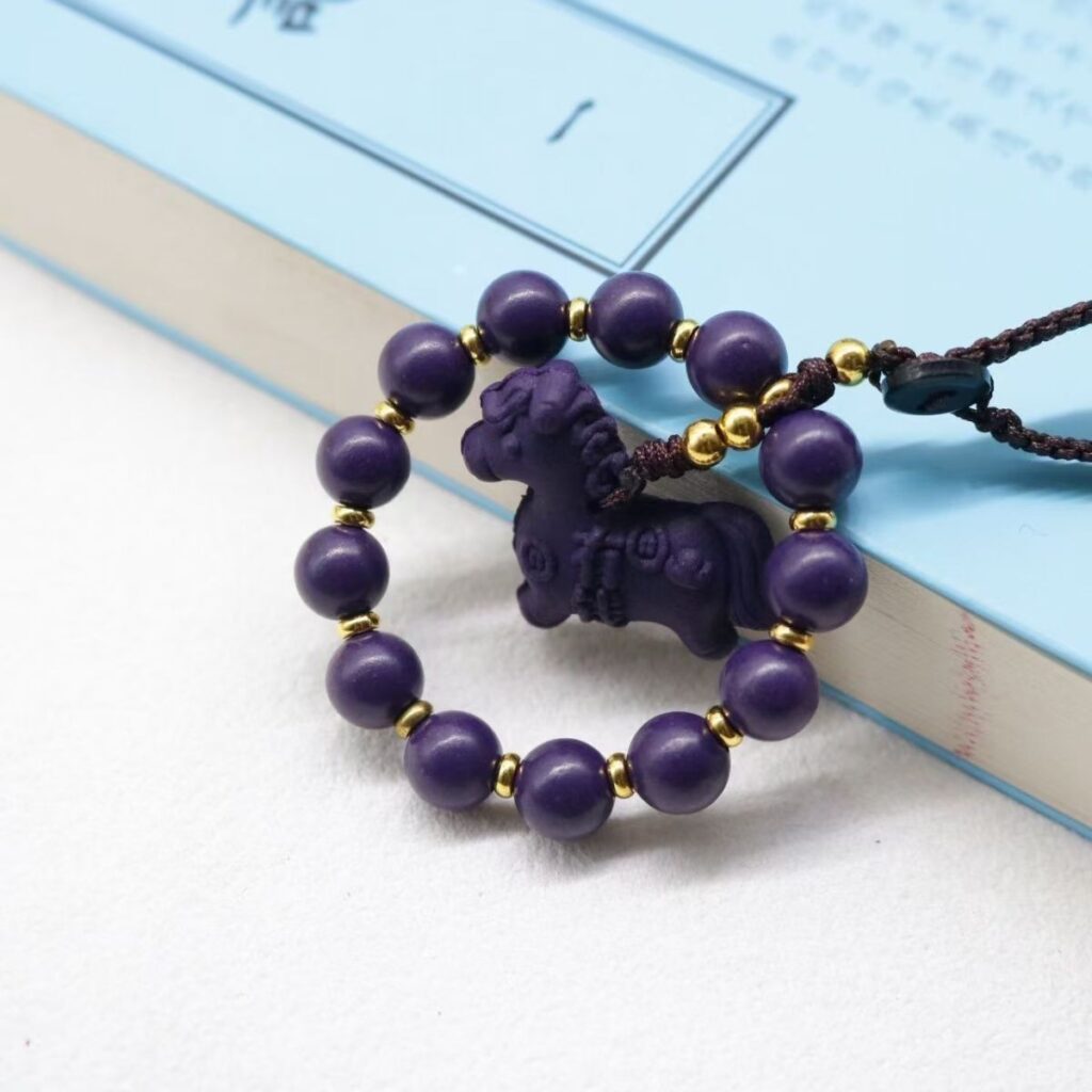 Scented Incense Bead Pendant, Car Hanging, Keychain, Bag Charm, Horse Zodiac Gift for Men & Women — View 2