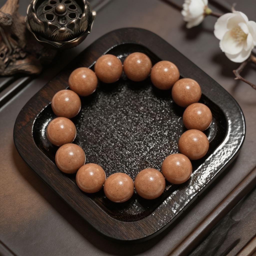 15mm White Dragon Herbal Incense Bead Bracelet, Handcrafted Ancient Aura Cleansing Jewelry, Natural Herb Calming Bracelet for Blockage Relief & Mood Stability &mdash; View 4