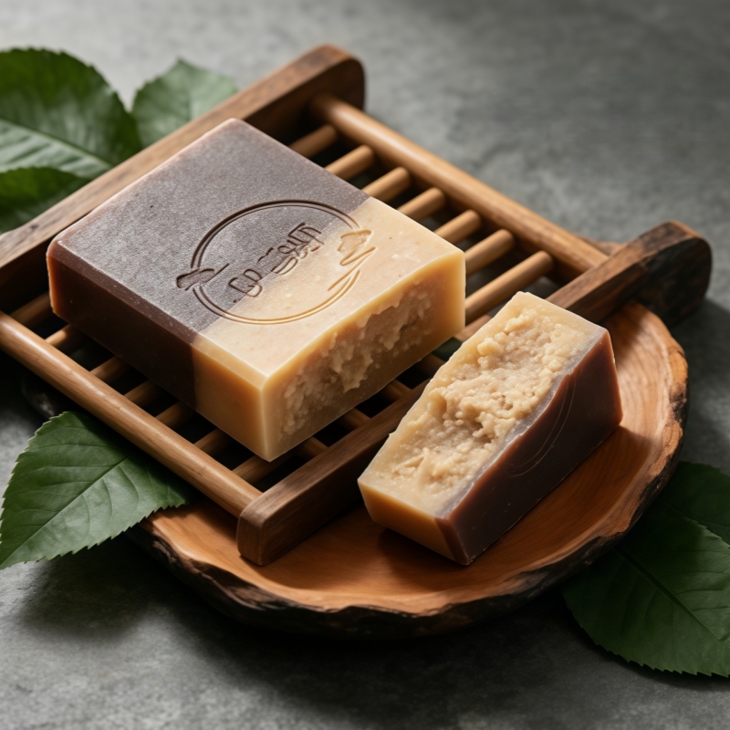 Traditional Chinese Herbal Face Soap, Yurongsan Botanical Cold Process Soap with Natural Plant Oils, Anti-Dryness Smoothing Cleansing Bar &mdash; View 2