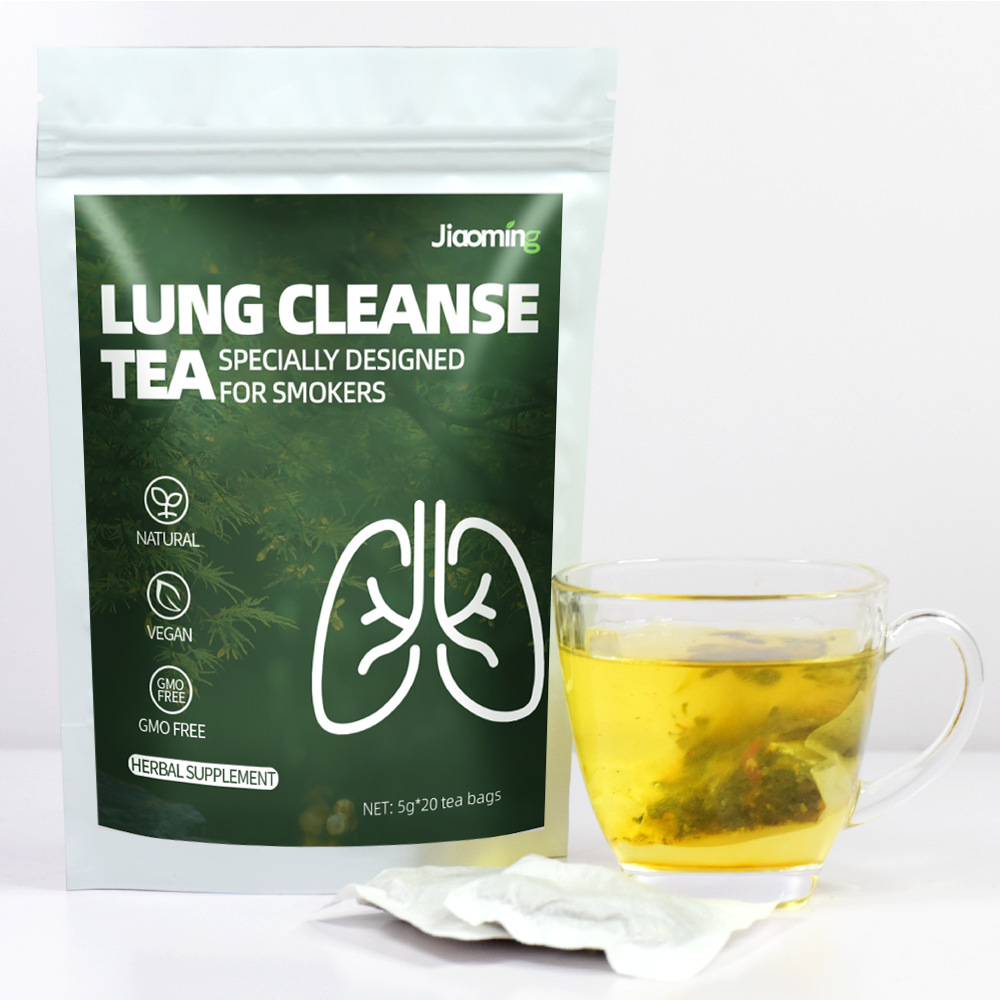 Caffeine-Free Lung Care Herbal Tea, Premium Gardenia Honeysuckle Chrysanthemum Cassia Seed Tea Bags, Gentle Respiratory Support & Internal Cooling Daily Wellness Drink — View 2
