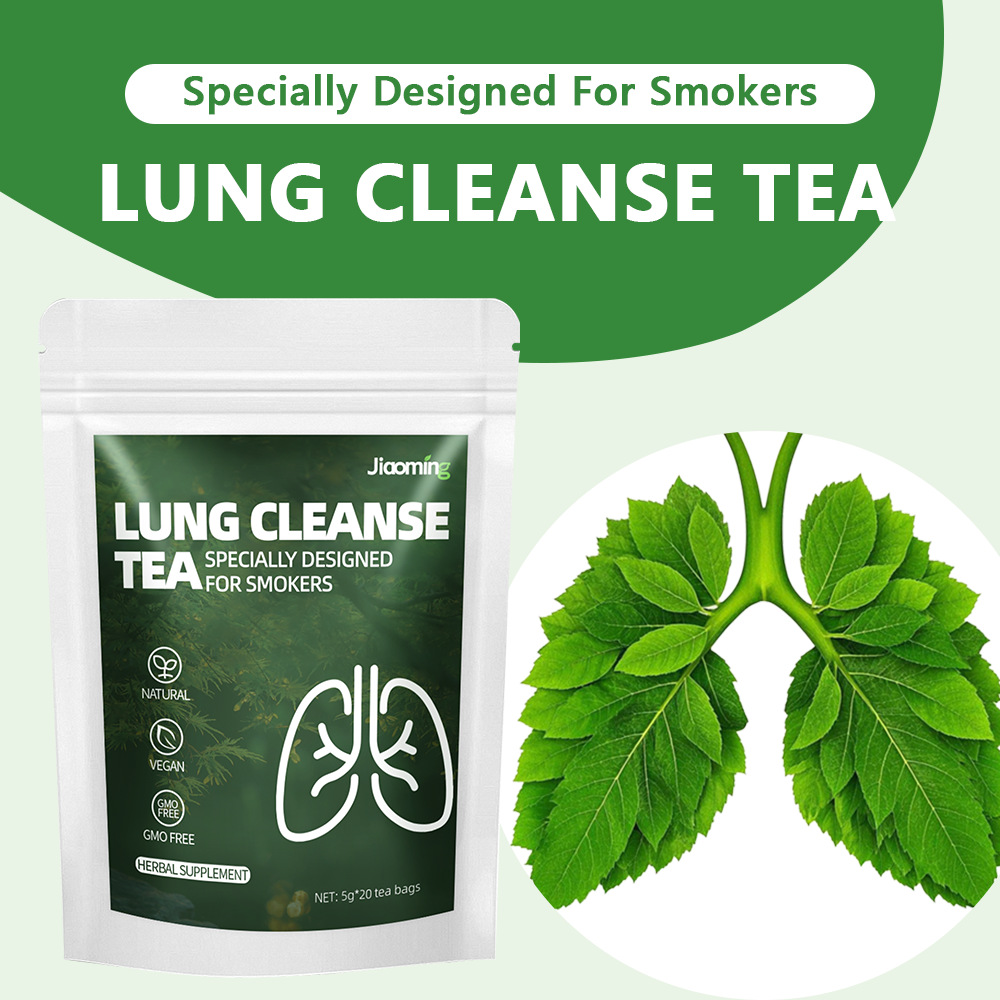 Caffeine-Free Lung Care Herbal Tea, Premium Gardenia Honeysuckle Chrysanthemum Cassia Seed Tea Bags, Gentle Respiratory Support & Internal Cooling Daily Wellness Drink — View 1