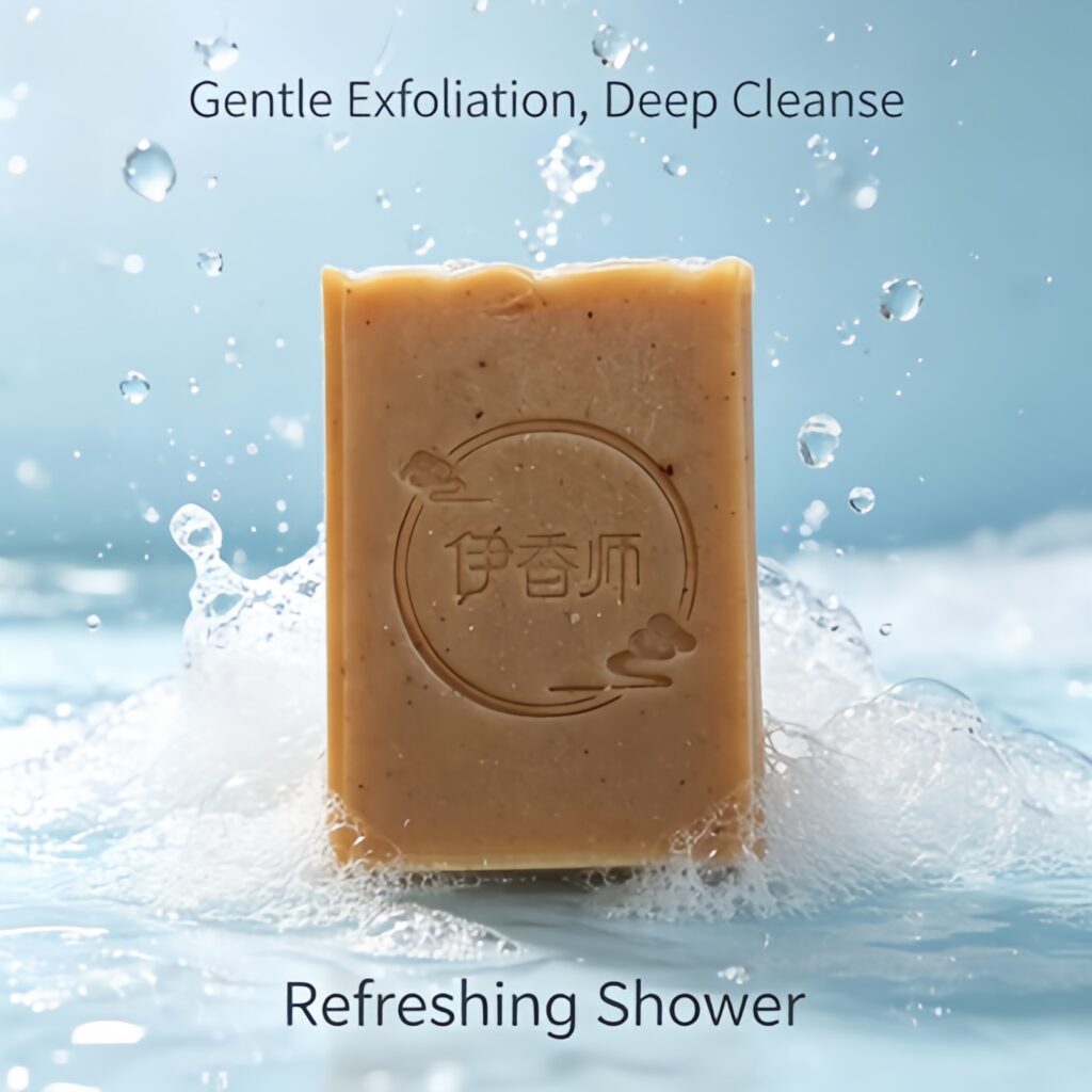 Handmade Moutan Bark Herbal Cold Process Soap, Peony Infused Oil Cleansing Bar, Natural Botanical Face Soap For Blemish & Acne Prone Skin, Balancing Moisture Bar &mdash; View 2
