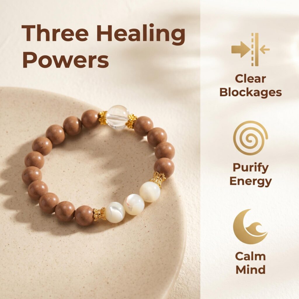 Handmade Agarwood Herb Mala Bracelet 18 Pure Natural No Additive Herb Beads Clarity Purify Negative Energy Calm Mind &mdash; View 1