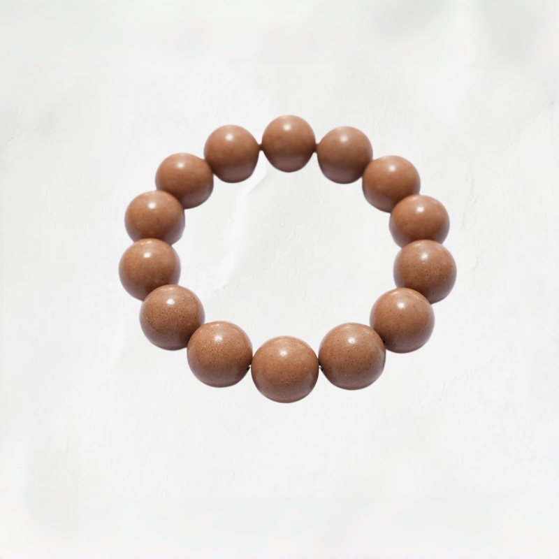 15mm White Dragon Herbal Incense Bead Bracelet, Handcrafted Ancient Aura Cleansing Jewelry, Natural Herb Calming Bracelet for Blockage Relief & Mood Stability &mdash; View 5