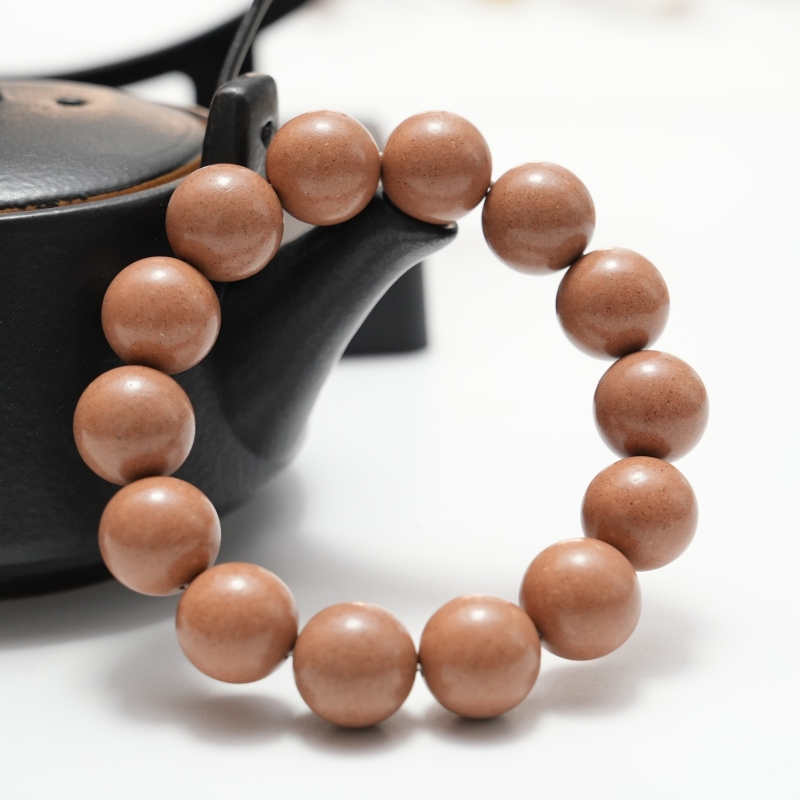 15mm White Dragon Herbal Incense Bead Bracelet, Handcrafted Ancient Aura Cleansing Jewelry, Natural Herb Calming Bracelet for Blockage Relief & Mood Stability &mdash; View 2