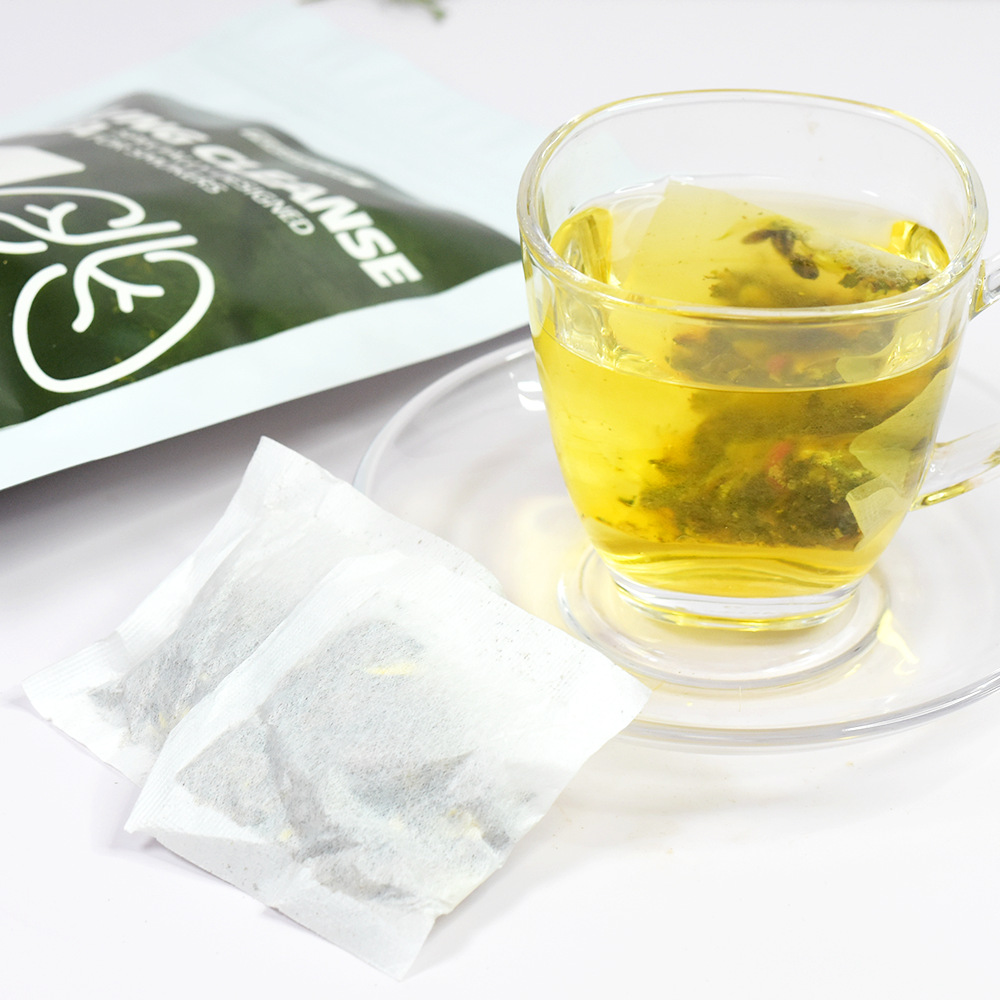 Caffeine-Free Lung Care Herbal Tea, Premium Gardenia Honeysuckle Chrysanthemum Cassia Seed Tea Bags, Gentle Respiratory Support & Internal Cooling Daily Wellness Drink — View 4