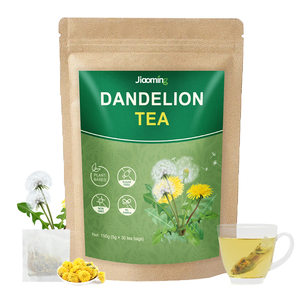 Organic Dandelion Leaf & Root Tea Bags, Caffeine-Free Herbal Detox Tea, Natural Digestive & Immune Support Tea for Men & Women Daily Wellness — View 1