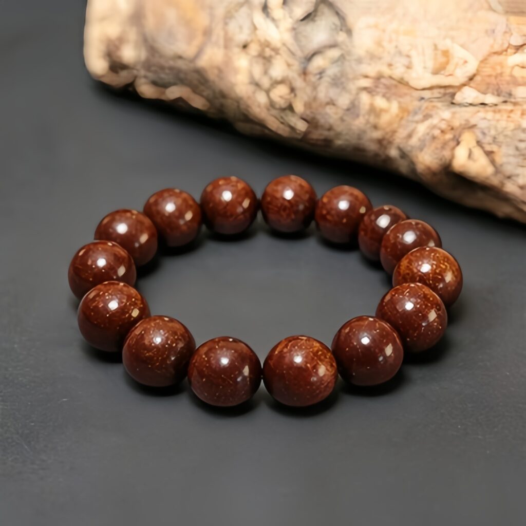 15mm Ginseng Vitality Incense Bracelet | Herbal Energy Nourishing Jewelry &mdash; View 1