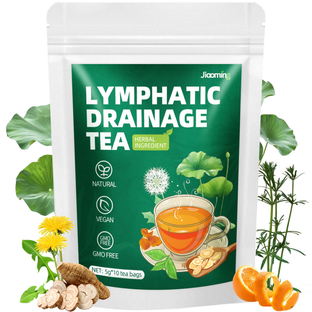 Natural Lymphatic Drainage Tea | Dandelion Root Detox Herbal Tea Bags — View 1