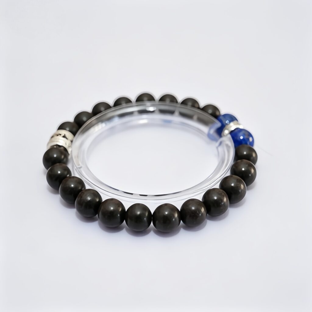 Pulsera de hierbas Ink Essence Vitality | Joyas de bienestar para aliviar la fatiga y la energ&iacute;a central con cuentas esmaltadas de cinco colores y esferas de metal - Ver 5 