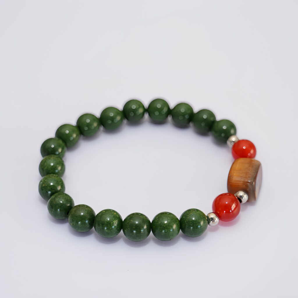 Bracciale calmante alle erbe per aromaterapia | Perle profumate naturali per un sonno rilassato - Visualizza 9 