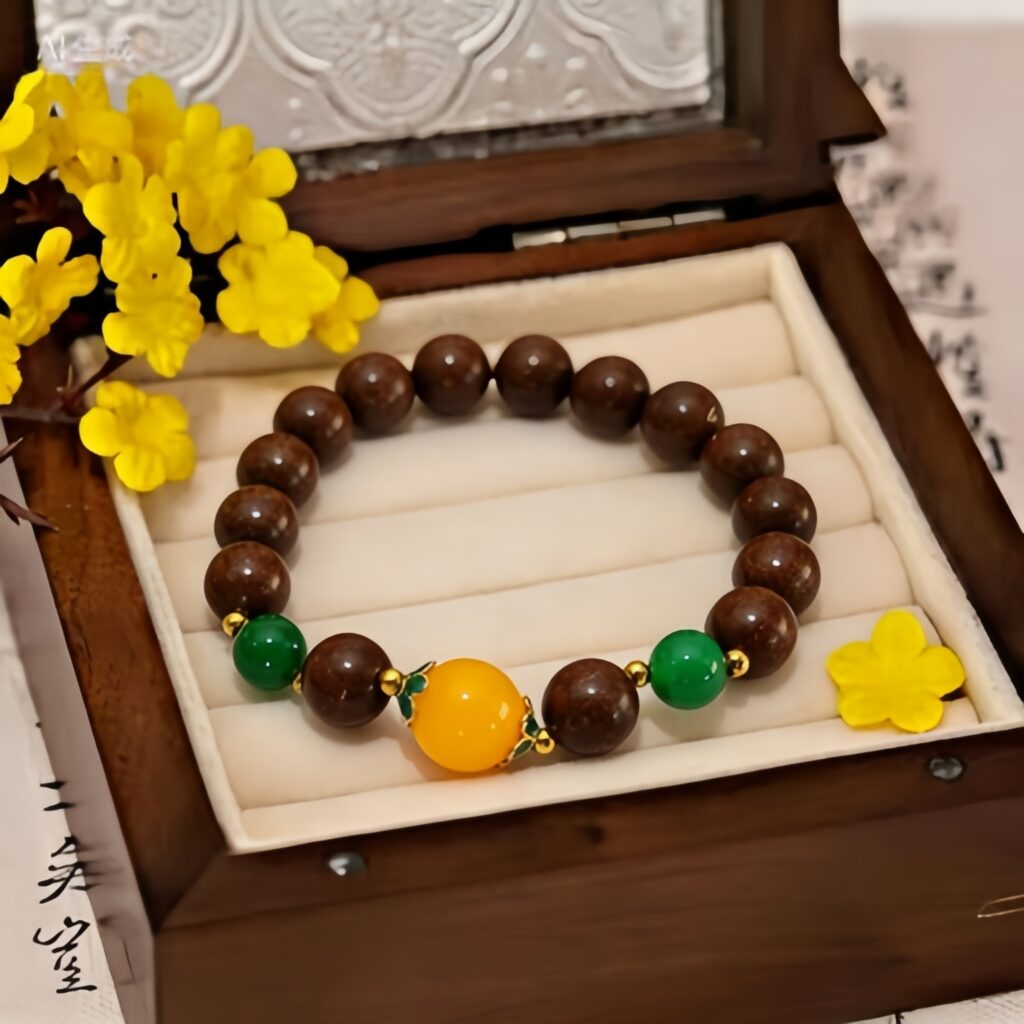 Herbal Aromatherapy Beaded Bracelet, Traditional Chinese Medicinal Scent Bracelet for Energy & Calm Mind &mdash; View 1
