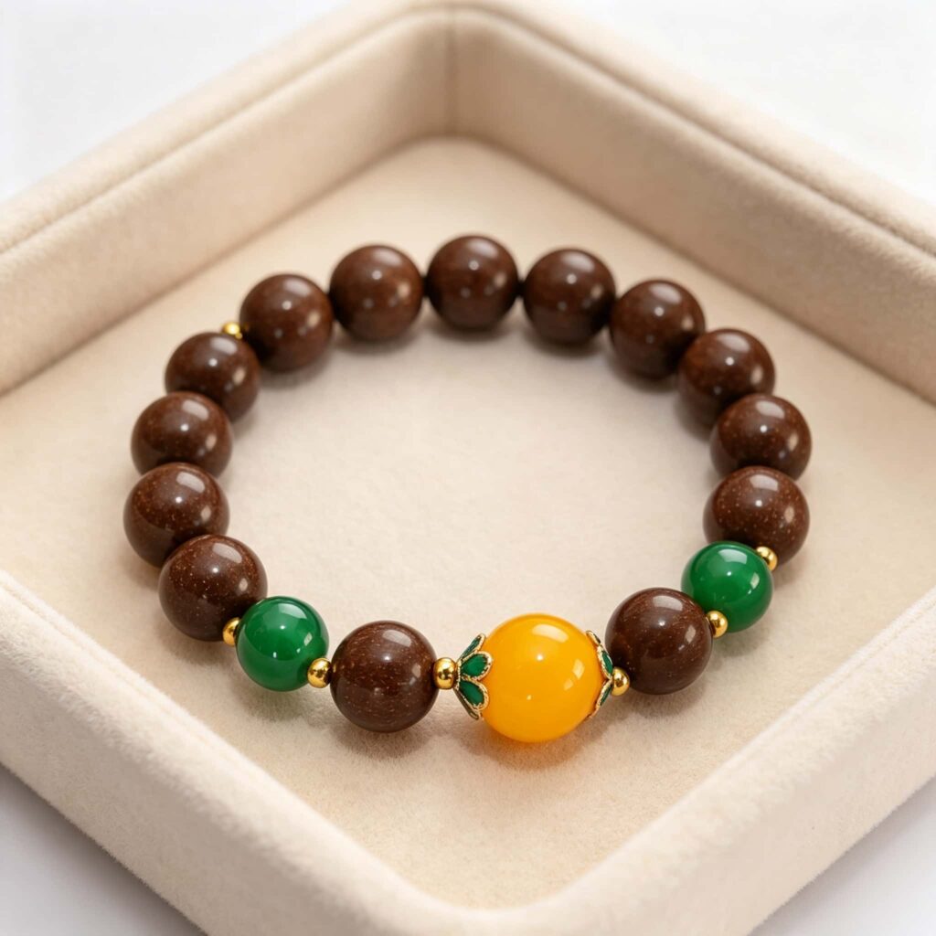 Herbal Aromatherapy Beaded Bracelet, Traditional Chinese Medicinal Scent Bracelet for Energy & Calm Mind — View 2