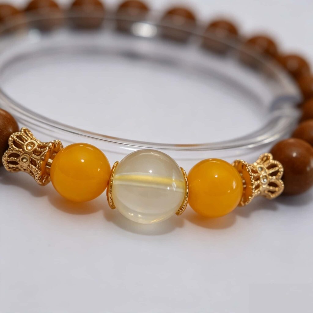 Xuezhi Ninglu Herbal Incense Bracelet, Gardenia Fresh Scent Spiritual Jewelry — View 7